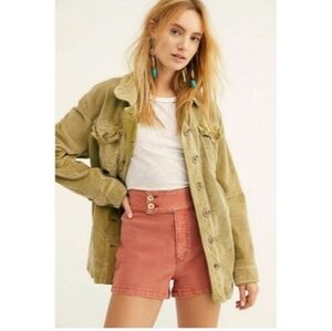 Free People We The Free Noble Adobe High Rise Shorts(26)